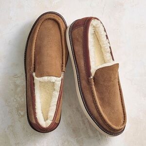 [Johnston & Murphy] Men's McGuffey Shearling Slip-On - Chestnut Shearling